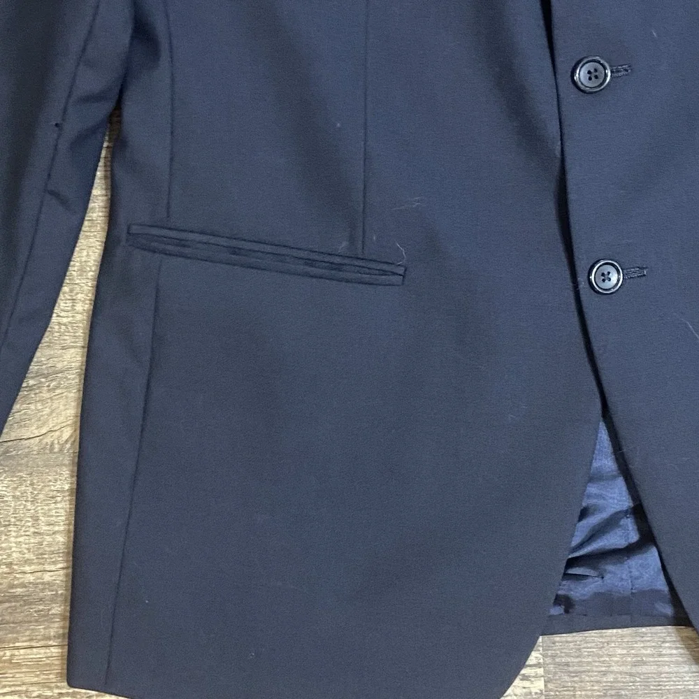 Brooks Brothers Stretch Blazer Men's 44R Wool Navy Preppy Classic Career READ